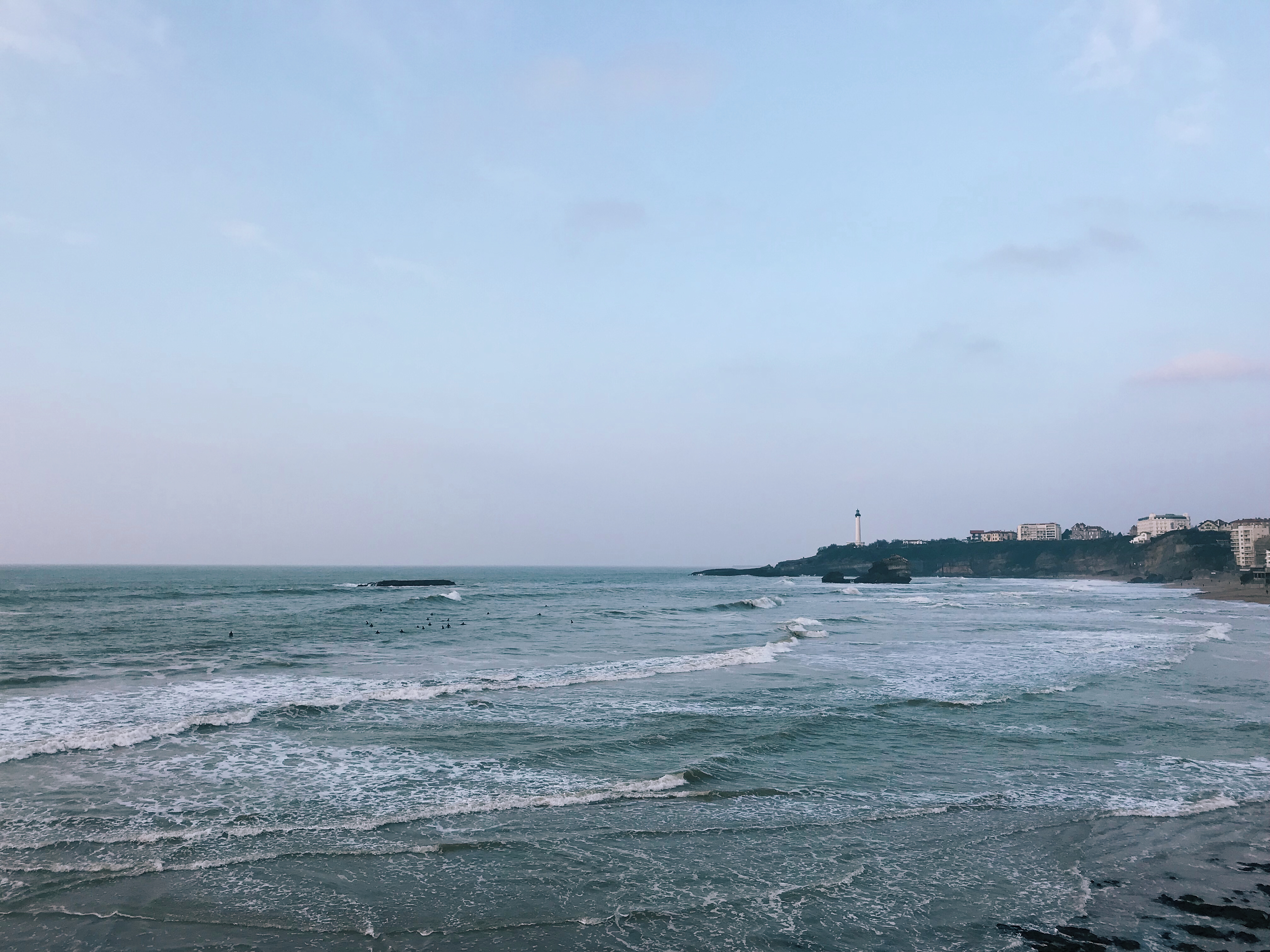 Vue Grande Plage Biarritz